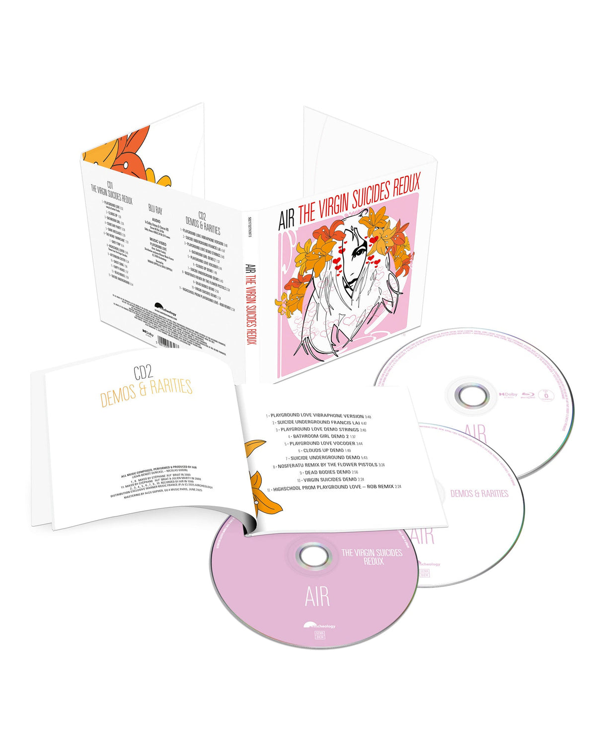 AIR - 2CD + BLU - RAY "The Virgin Suicides Redux" - D2fy · Rocktud - D2fy