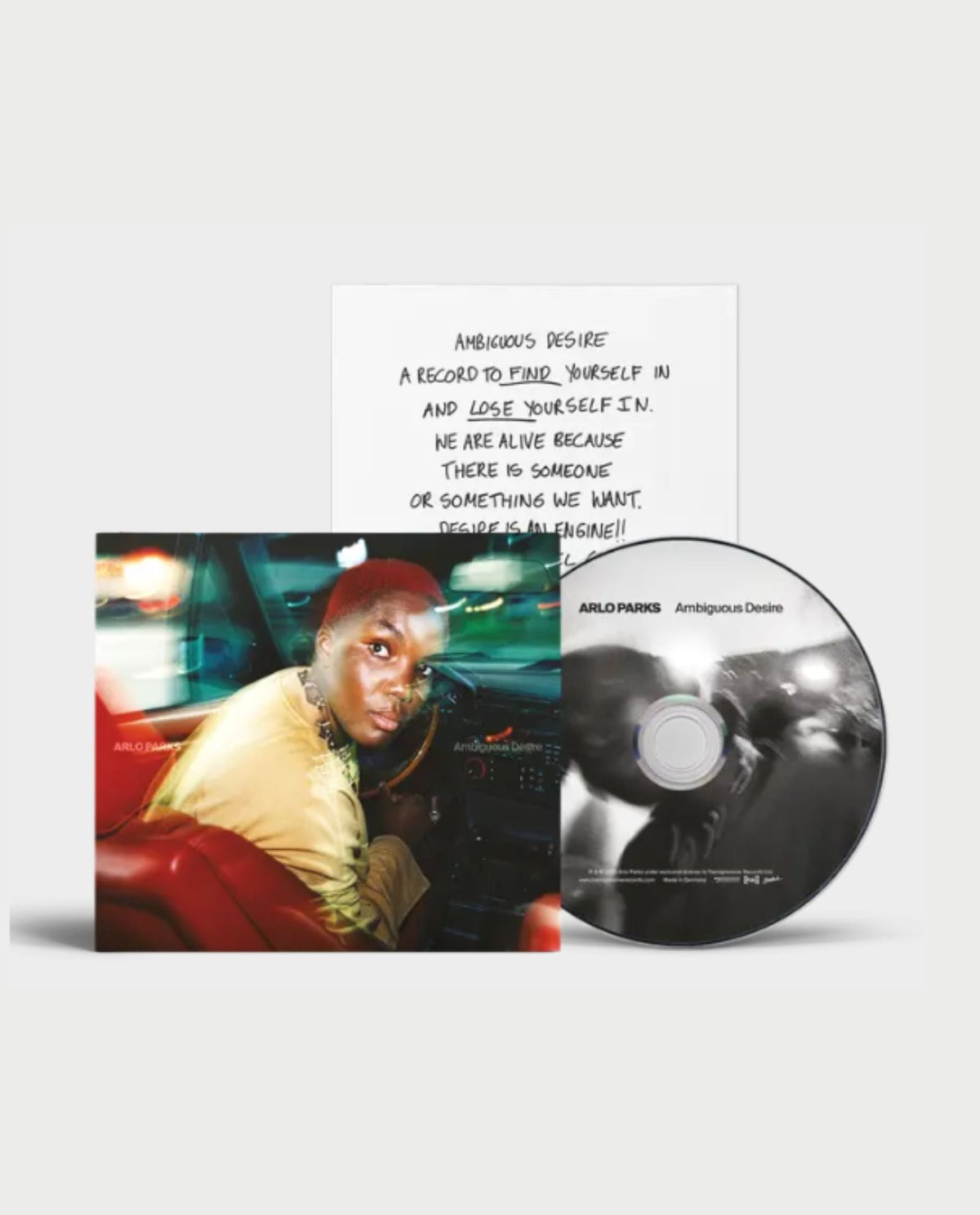 Arlo Parks - CD "Ambiguous Desire" - D2fy · Rocktud - D2fy