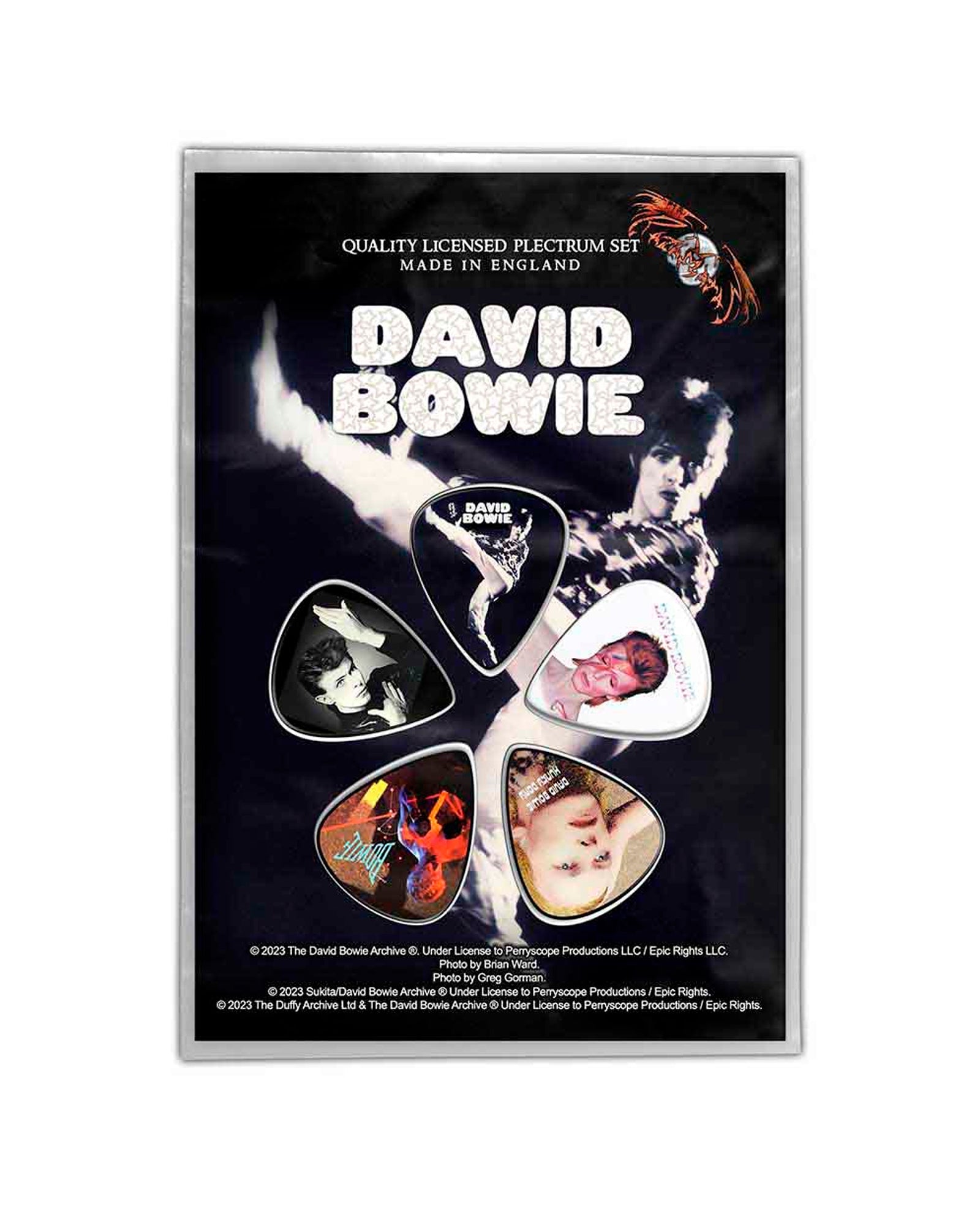 David Bowie - Pack de púas "The Man Who Sold The Wold" - D2fy · Rocktud - Rocktud