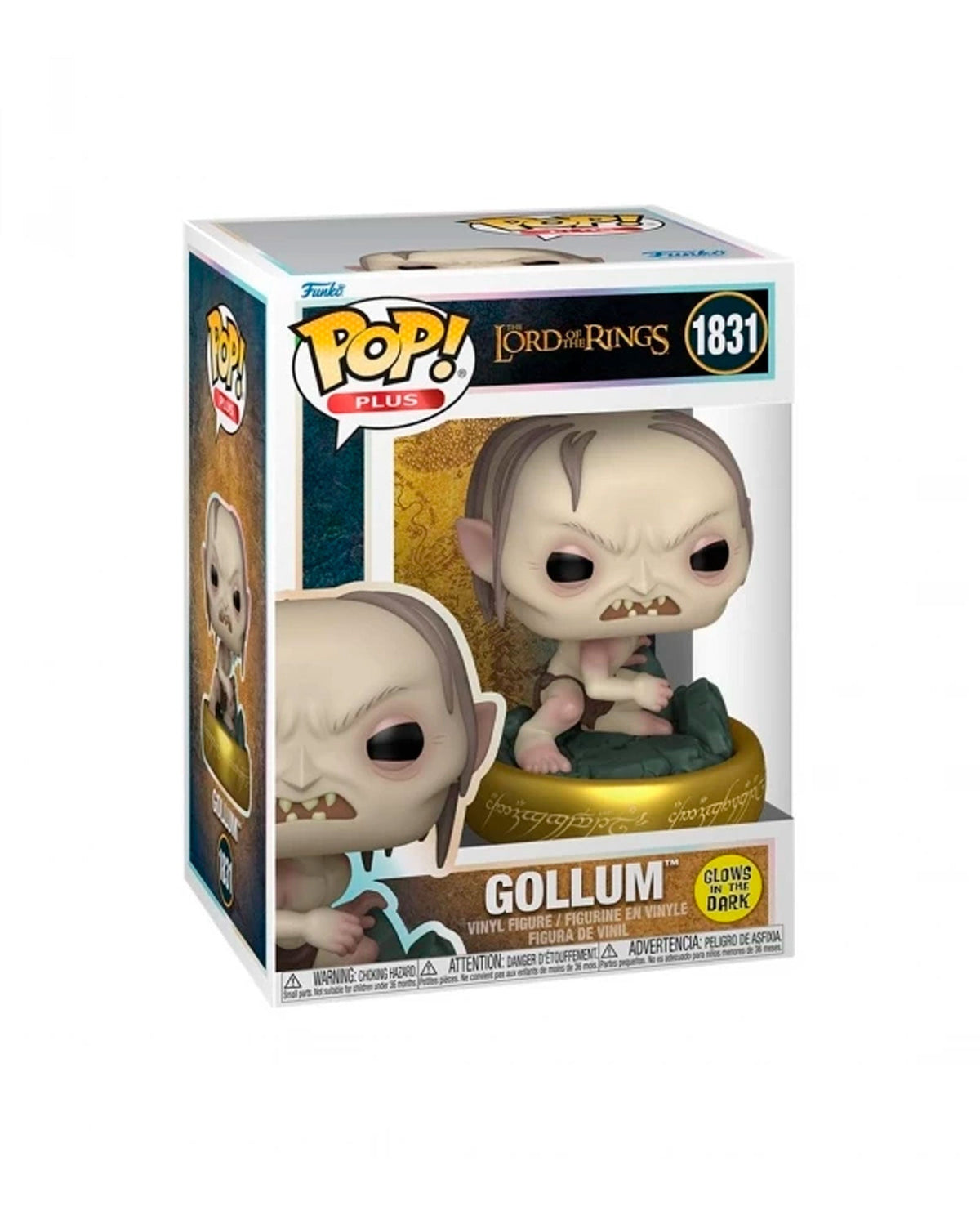 Funko Pop! Vinyl 1831: Vinyl Gollum (Glow) - El Señor de los Anillos - D2fy · Rocktud - D2fy