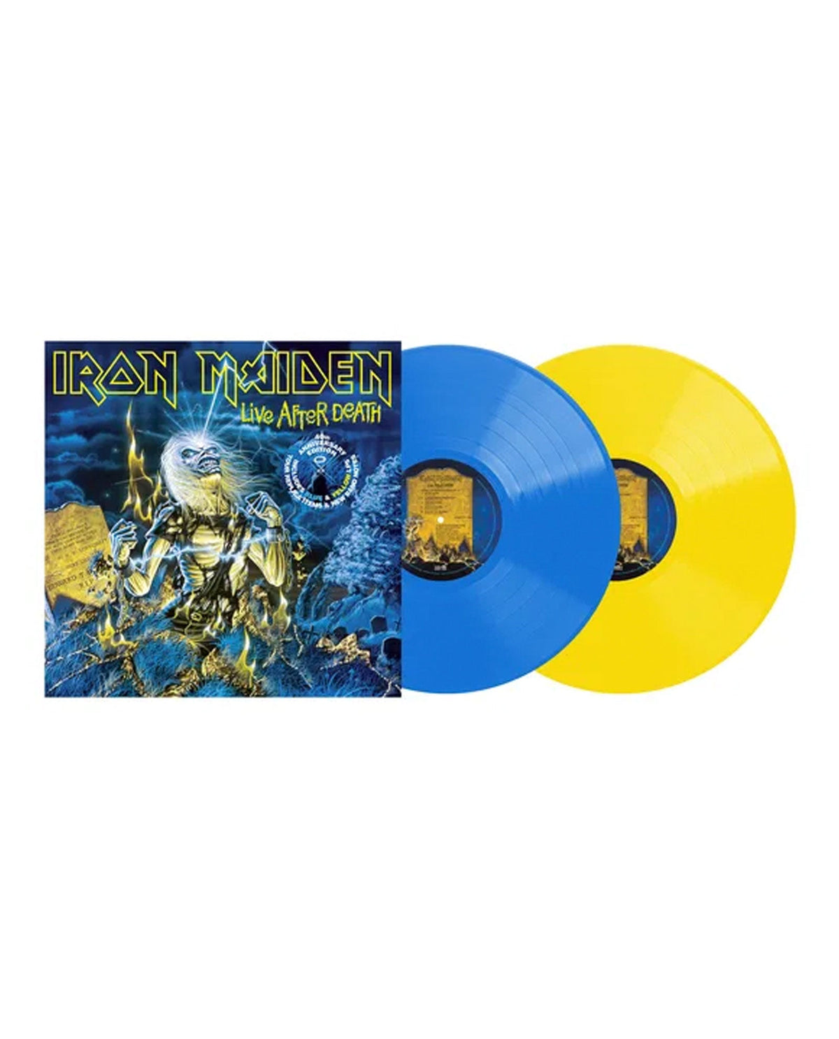 Iron Maiden - 2LP Vinilo Azul y Amarillo "Life After Death" - D2fy · Rocktud - Rocktud