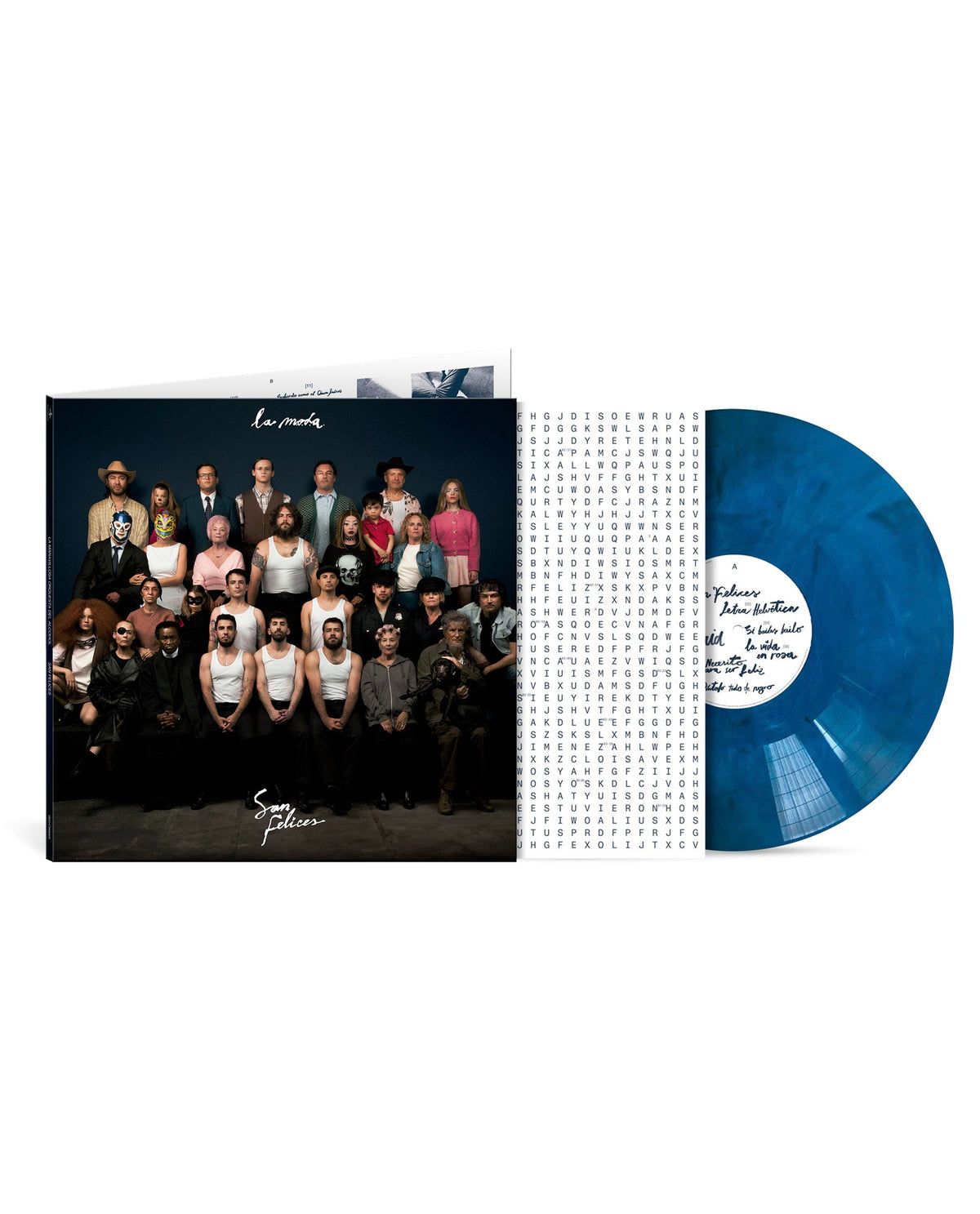 La M.O.D.A. - LP Vinilo FIRMADO Edición Especial Azul / Negro Marmolado "San Felices" - D2fy · Rocktud - Rocktud