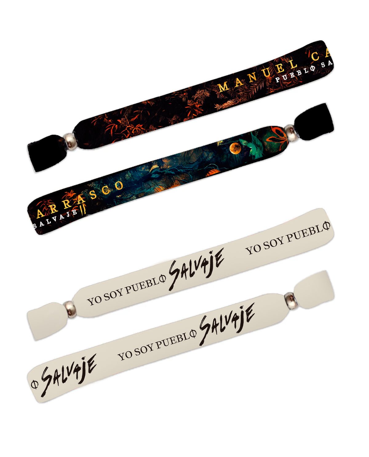 Manuel Carrasco - Pack 2 pulseras de tela "Pueblo Salvaje II" - D2fy · Rocktud - Manuel Carrasco
