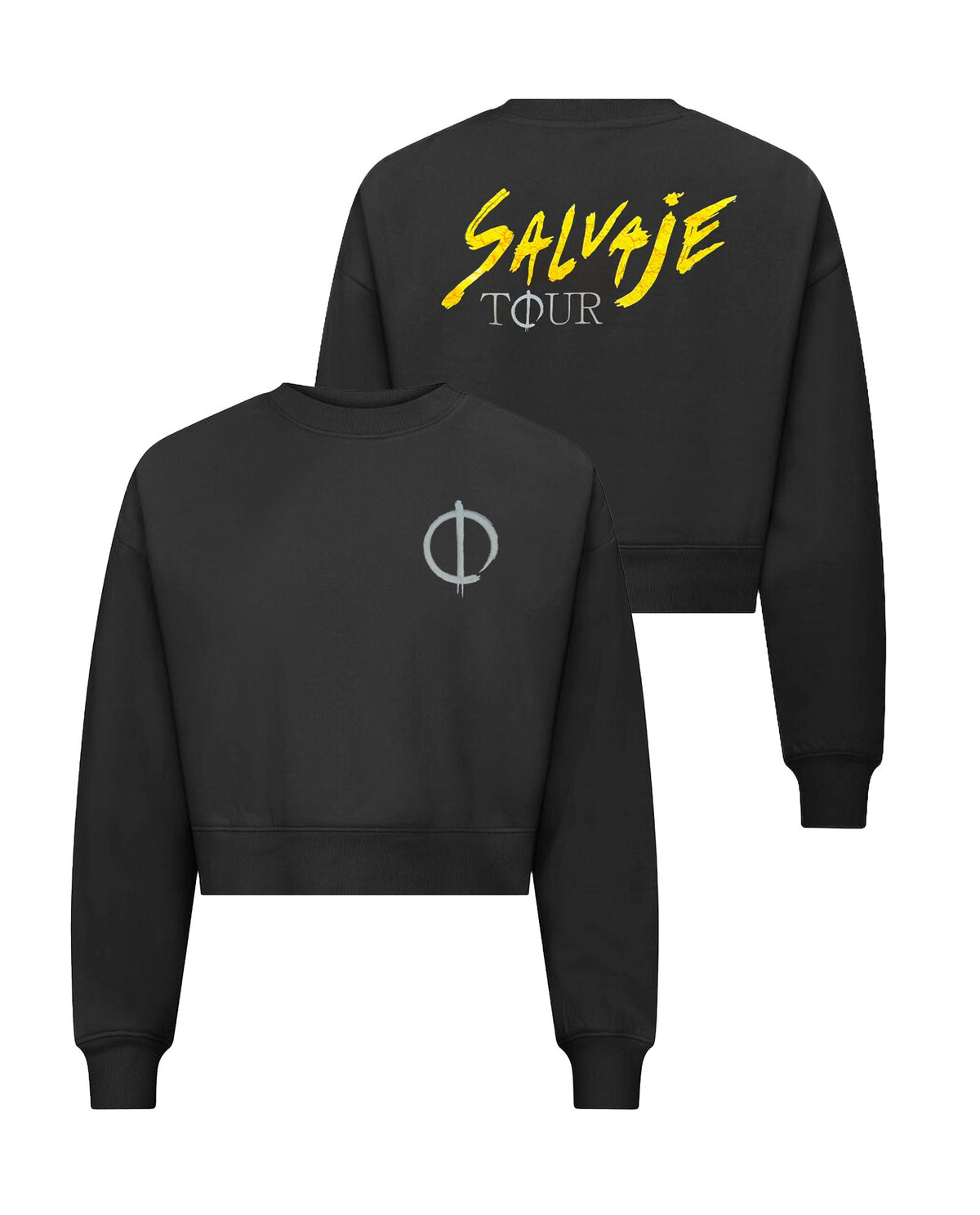 Manuel Carrasco - Sudadera Crop Top Mujer "Salvaje Tour" Negra - D2fy · Rocktud - Manuel Carrasco
