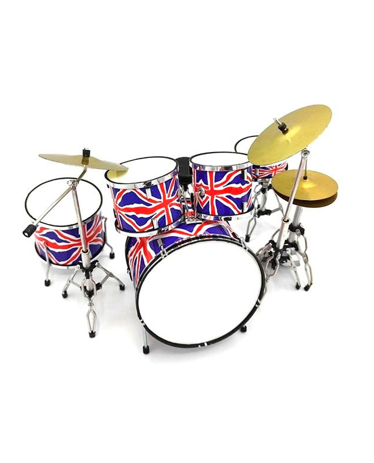 Music Legends - N53 Mini Batería Artesanal de Colección (Con bandera del Reino Unido) - D2fy - Direct To Fans - D2fy
