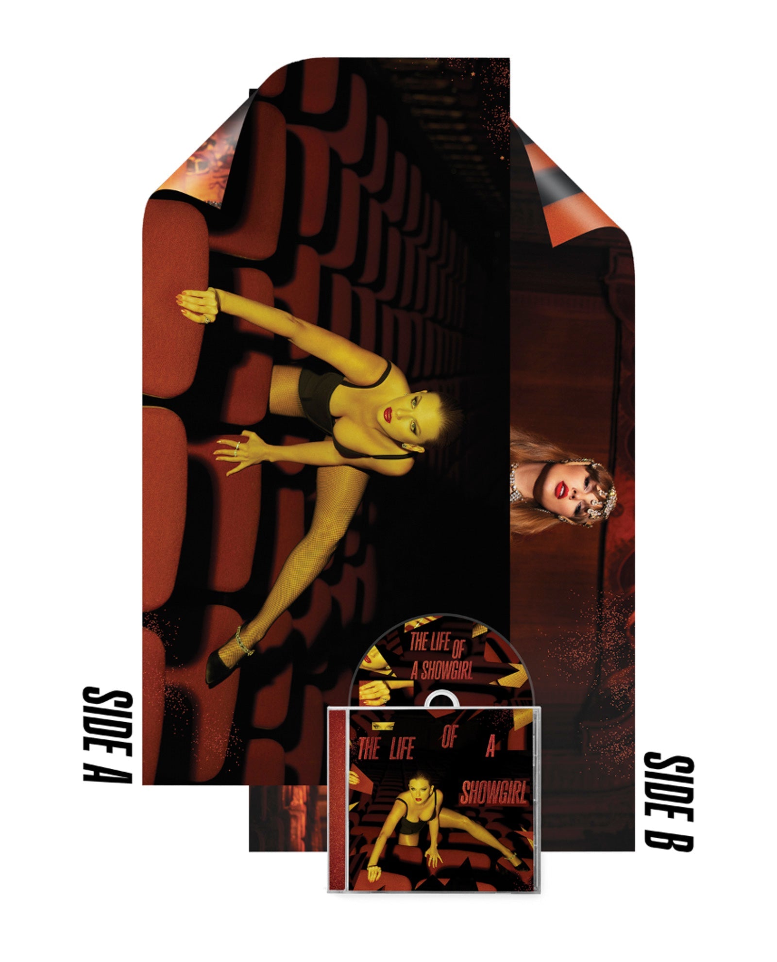 Taylor Swift - CD + POSTER It's Frightening Album Edition "The Life Of A Showgirl" - D2fy · Rocktud - D2fy