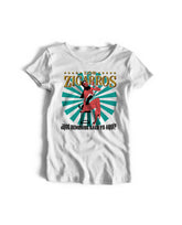 Camiseta "Demonia" Blanca Mujer - Los Zigarros - Rocktud - Los Zigarros