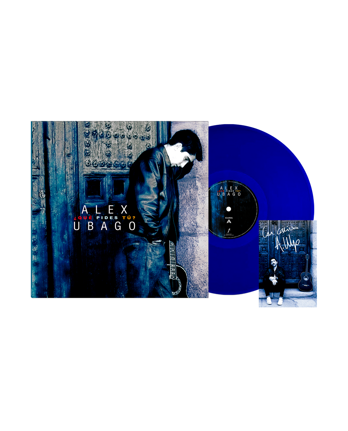 Alex Ubago - LP Vinilo Azul + Postal Firmada "¿Qué pides tú? 25 Aniversario"