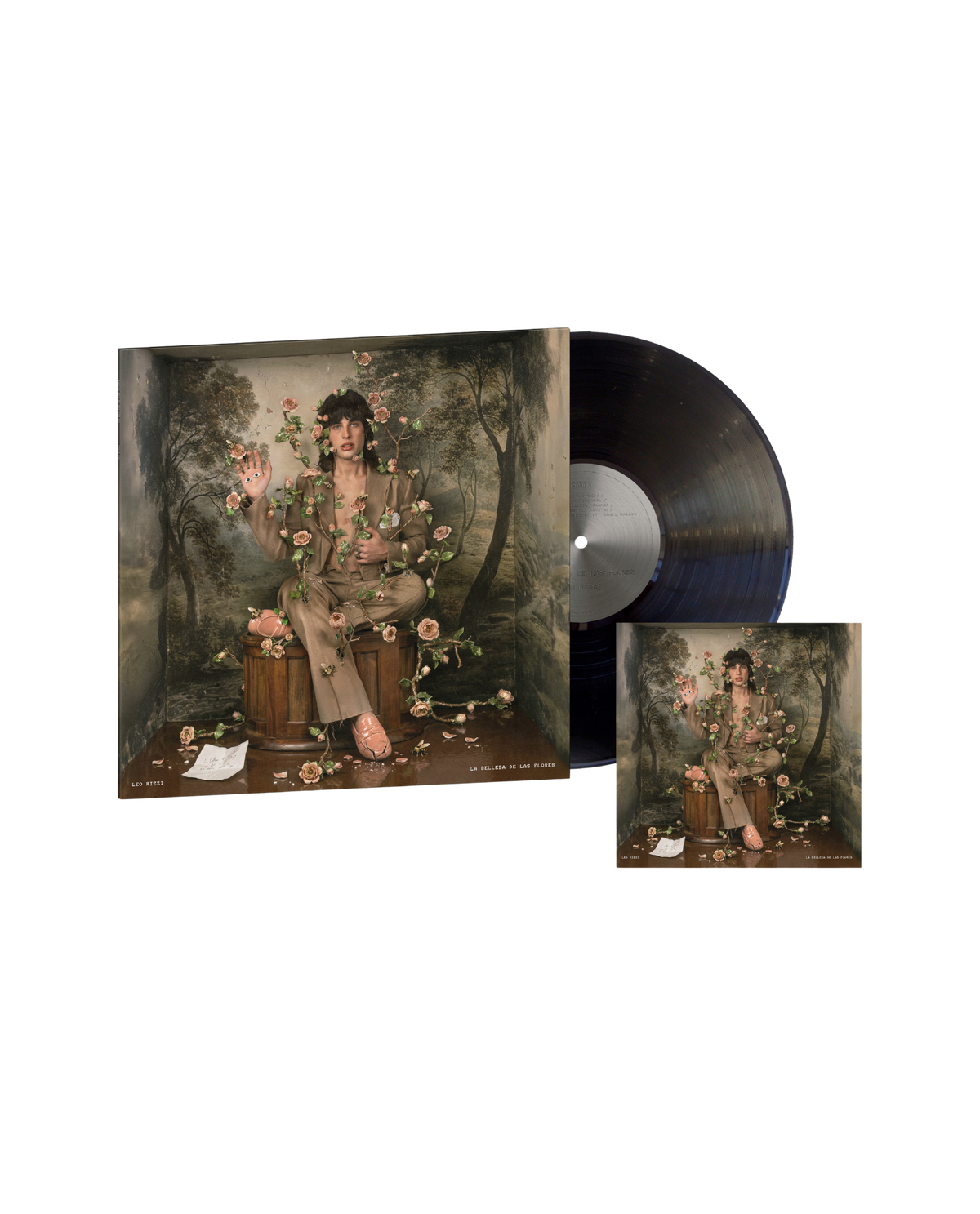 Leo Rizzi - Vinilo + Postal Firmada "La Belleza De Las Flores"