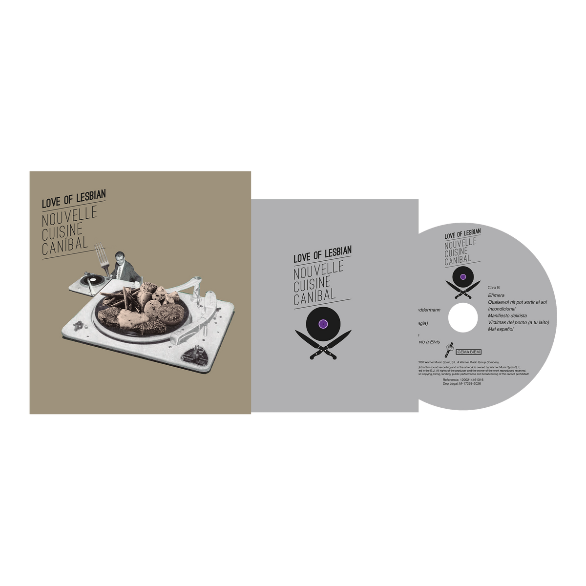 Love of Lesbian - CD "Nouvelle Cuisine Caníbal"