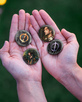 Manuel Carrasco - Pack 4 chapas "Pueblo Salvaje II"