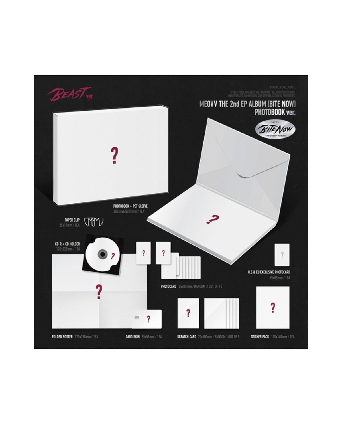 Meovv - CD "2Nd Ep 'Bite Now' (Beast Ver.)"