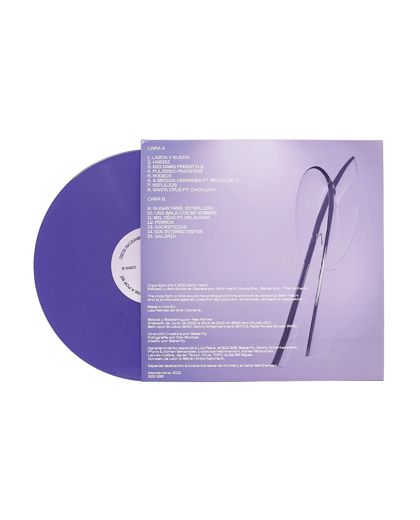 Abhir - LP Vinilo Morado "LAZOS Y NUDOS" - D2fy - Direct To Fans - ABHIR