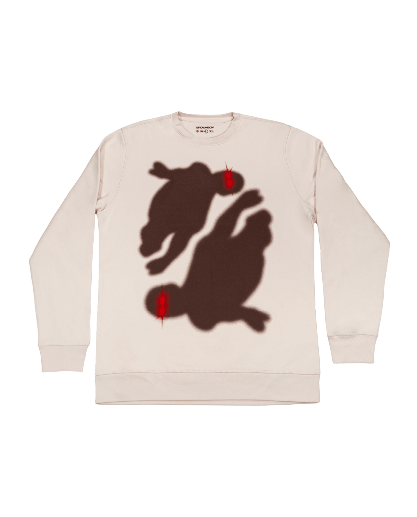 Abhir - Sudadera Crewneck «Hijx de un inmigrante» Blanco Marfil - D2fy - Direct To Fans - ABHIR