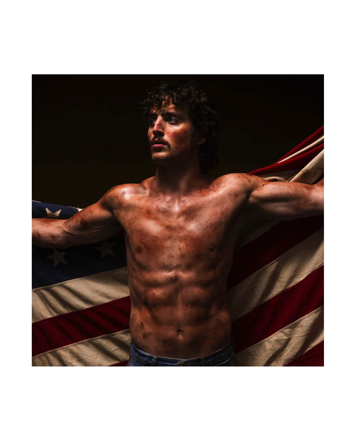 Benson Boone - LP Vinilo Rojo, blanco y azul "American Heart" - D2fy · Rocktud - D2fy