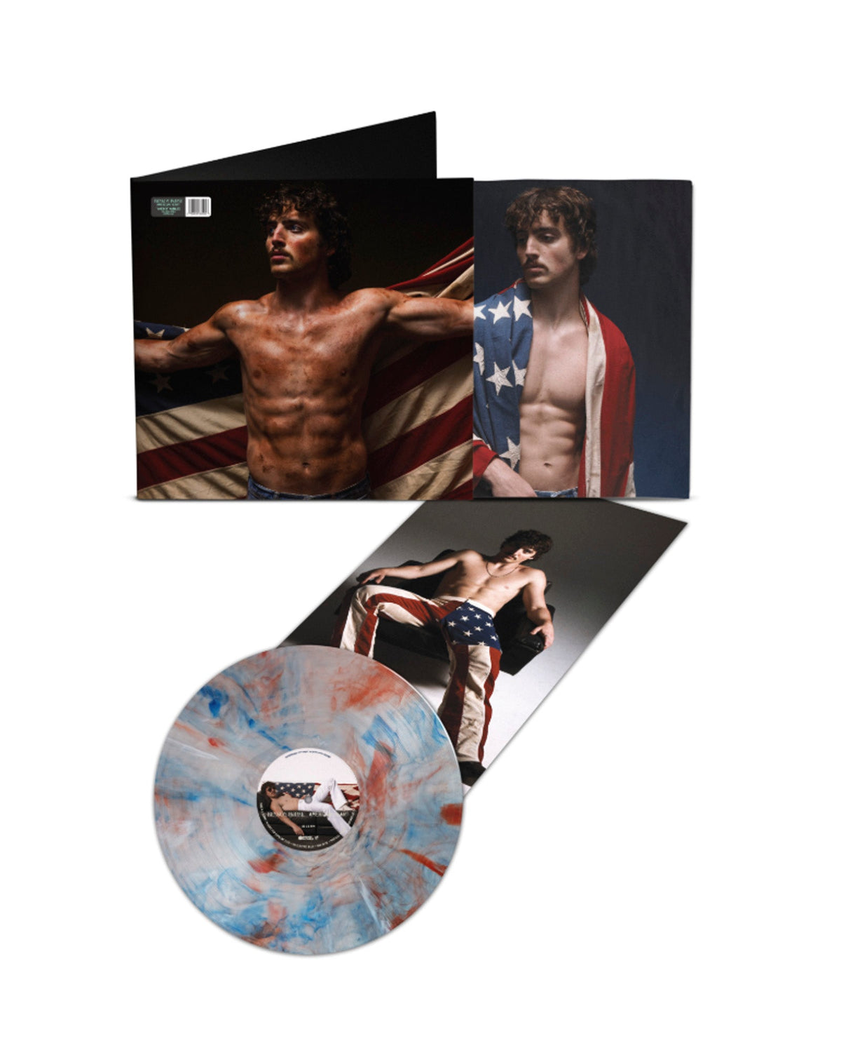Benson Boone - LP Vinilo Rojo, blanco y azul "American Heart" - D2fy · Rocktud - D2fy