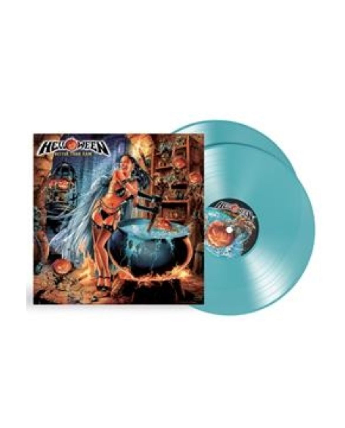 Helloween - 2LP Vinilo color Turquesa "Better Than Raw (Expanded Edition)"