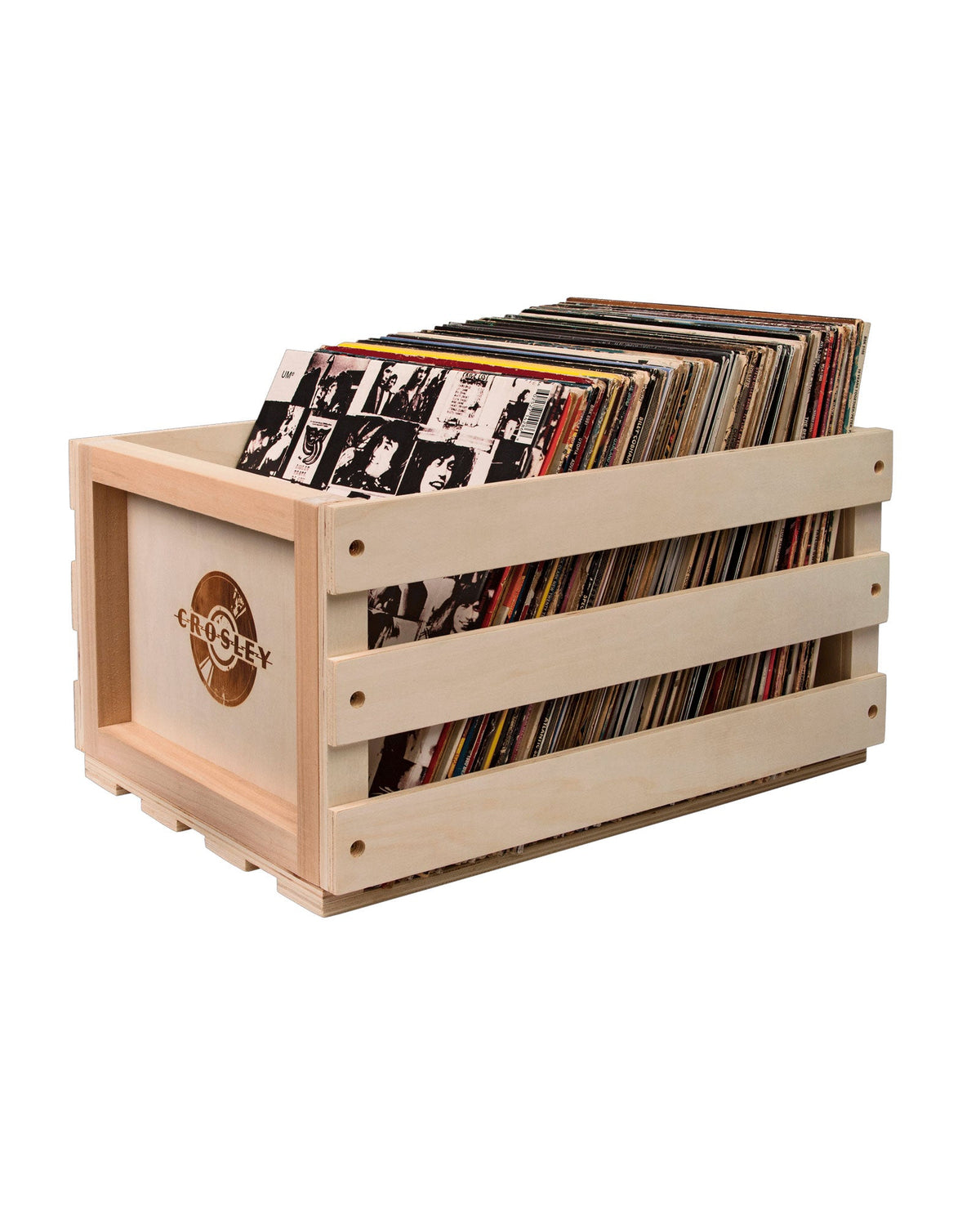Crosley - Caja de almacenamiento de discos - Natural - D2fy · Rocktud - D2fy