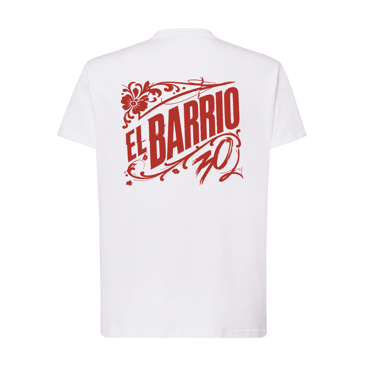 El Barrio - Camiseta Unisex Blanca "El Barrio 30" - D2fy - Direct To Fans - El Barrio