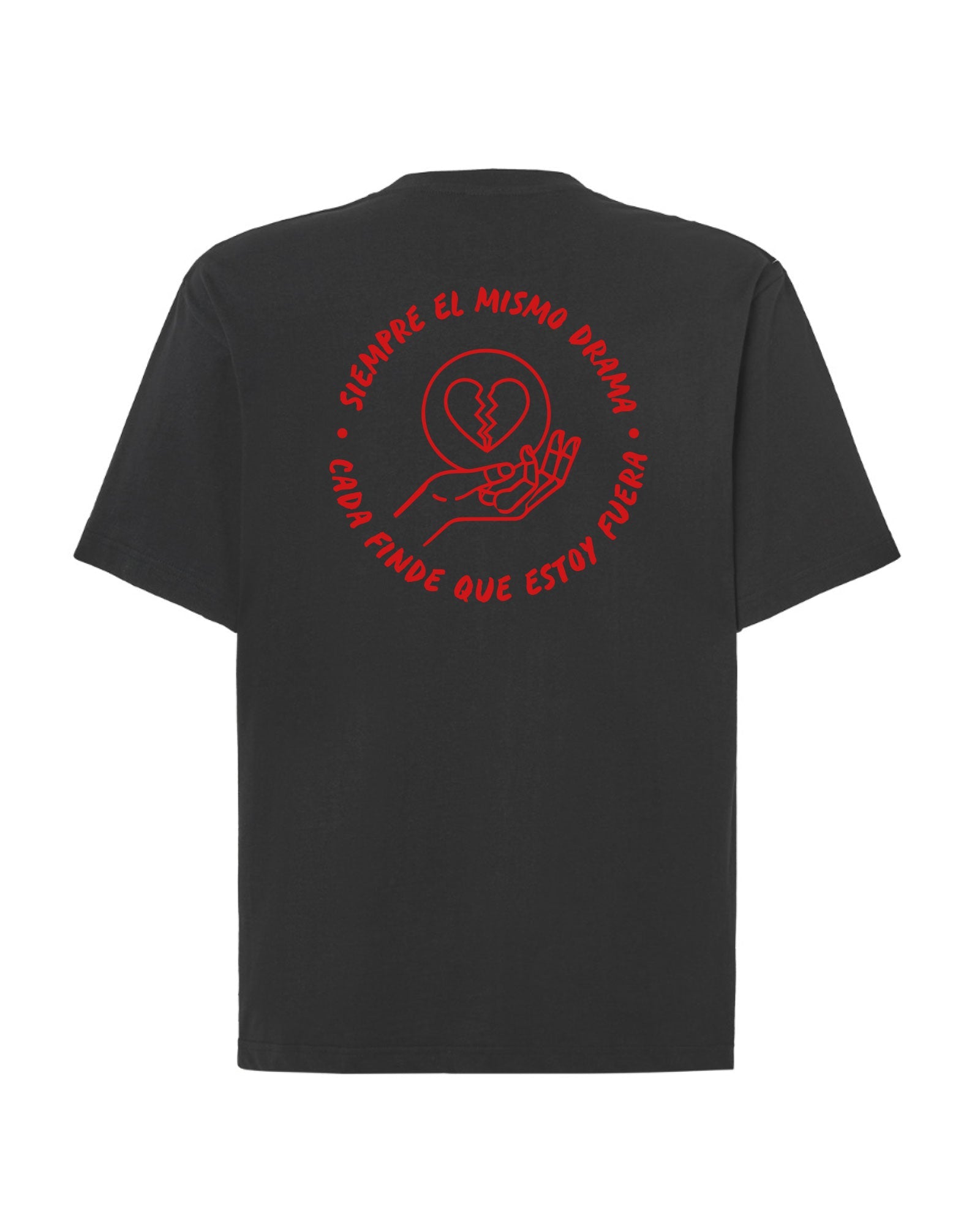 Éxtasis - Camiseta Oversize "Siempre el mismo drama" - D2fy · Rocktud - Extasis