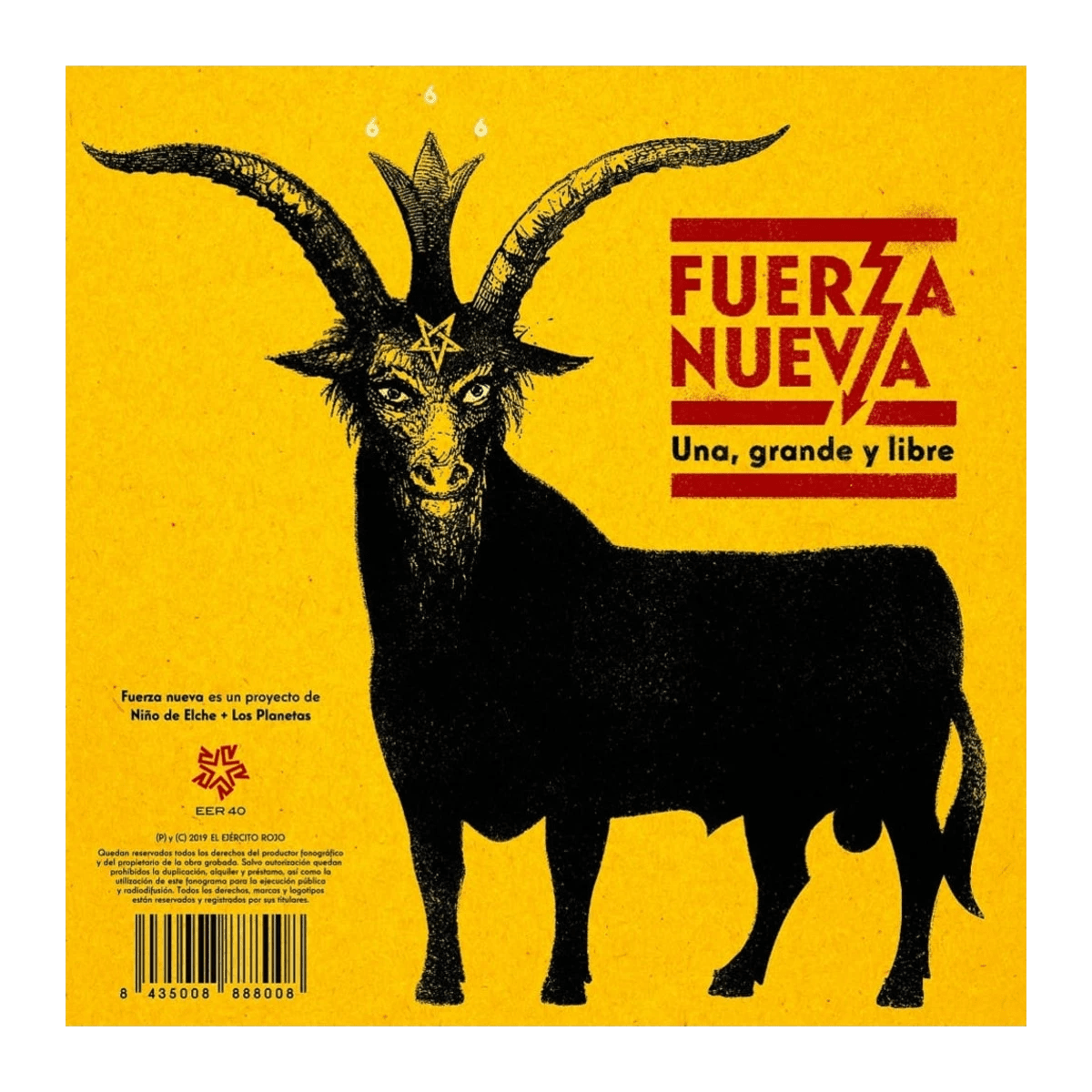 Fuerza Nueva - Single Vinilo 7" "Una, Grande y Libre" - D2fy - Direct To Fans - Fuerza Nueva