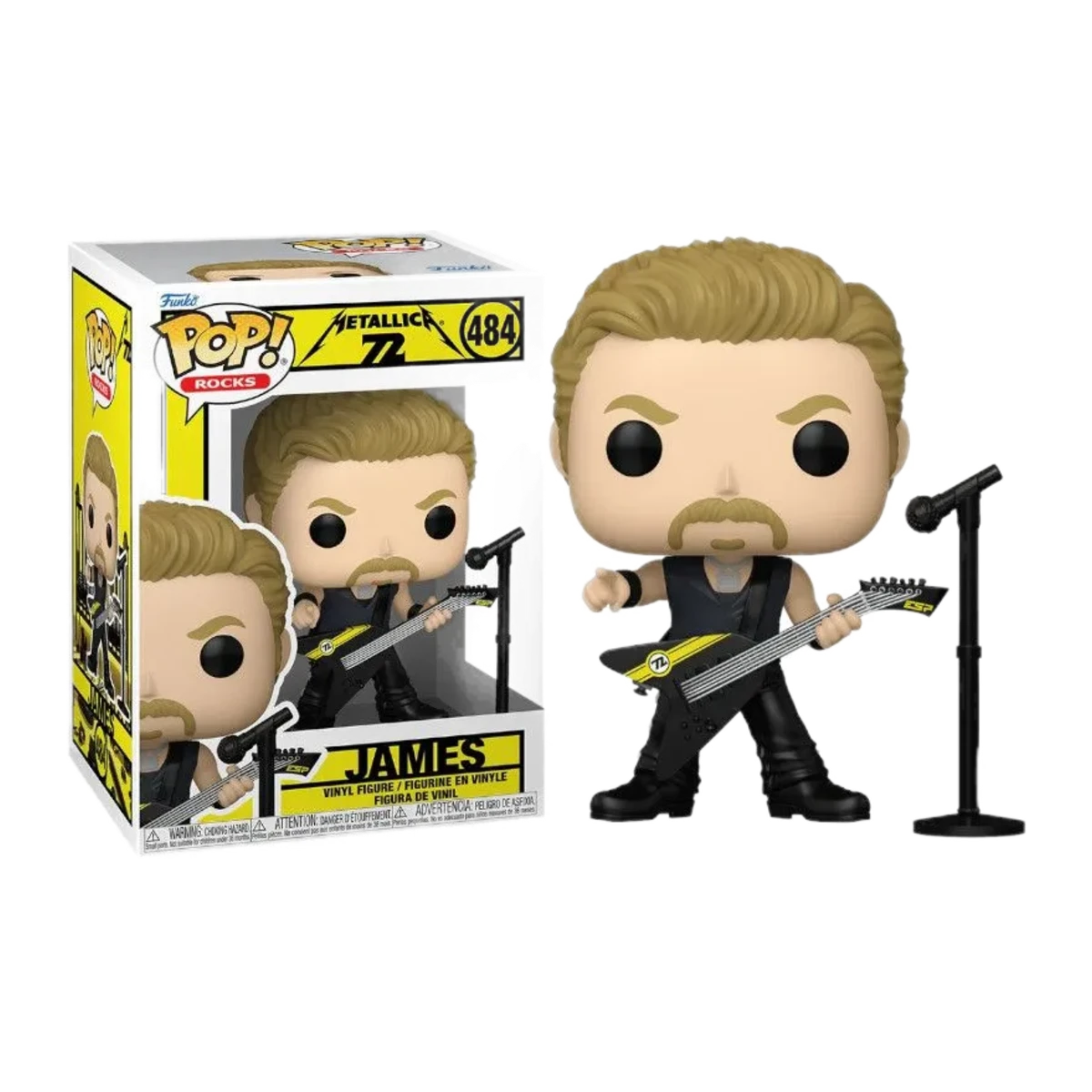 Funko Pop! James 484 - Metallica 72 - D2fy - Direct To Fans - Metallica