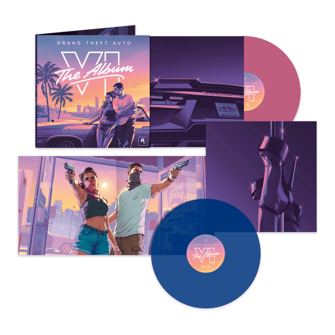 Grand Theft Auto VI - 2LP Vinilo "Grand Theft Auto VI: The Album" - D2fy - Direct To Fans - Grand Theft Auto