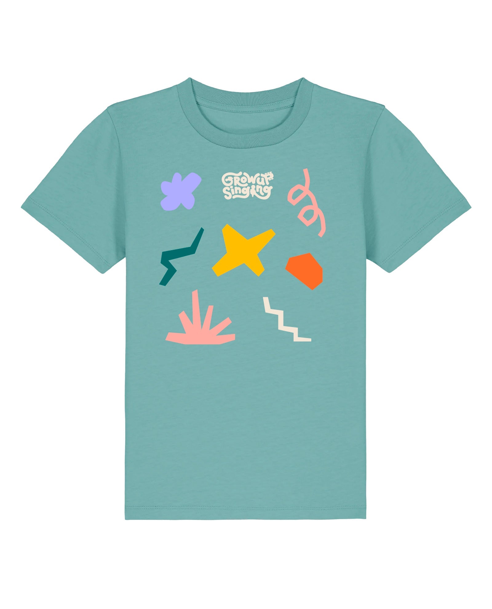 Grow Up Singing - Camiseta "Colors" Verde Unisex - D2fy · Rocktud - Grow Up Singing