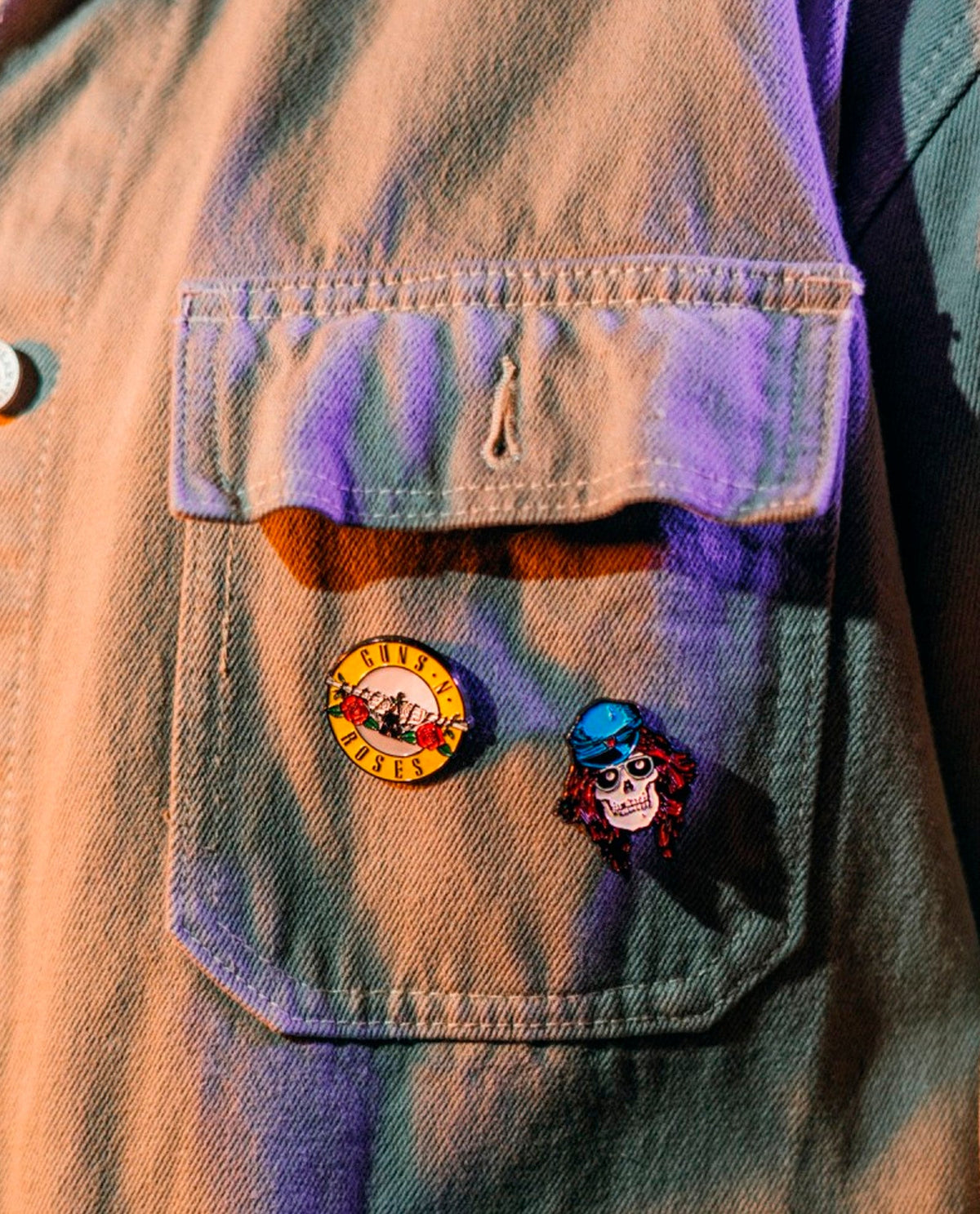 Guns n' Roses - Set 4 pins "Guns n' Roses" - D2fy · Rocktud - Rocktud