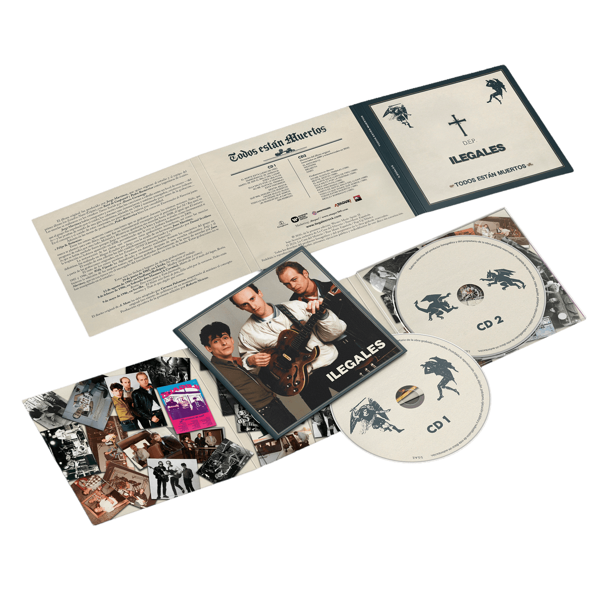 Ilegales - 2CD "Todos están muertos (Edición Deluxe)" - D2fy - Direct To Fans - Ilegales