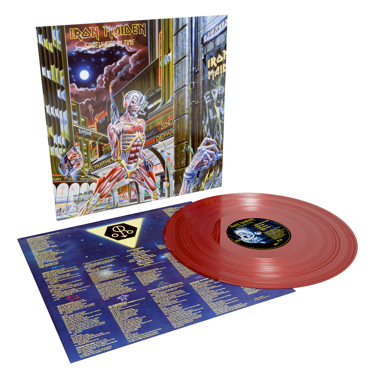 Iron Maiden - LP Vinilo Rojo "Somewhere in Time (40th Anniversary)" - D2fy - Direct To Fans - Iron Maiden