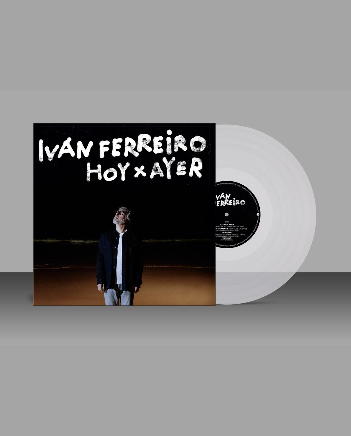 Iván Ferreiro - LP Vinilo 12´´ Transparente  "Hoy x Ayer"
