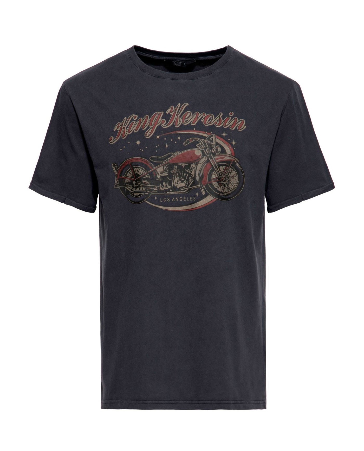 King Kerosin - Camiseta "Bobber" Unisex Negra - D2fy · Rocktud - King Kerosin