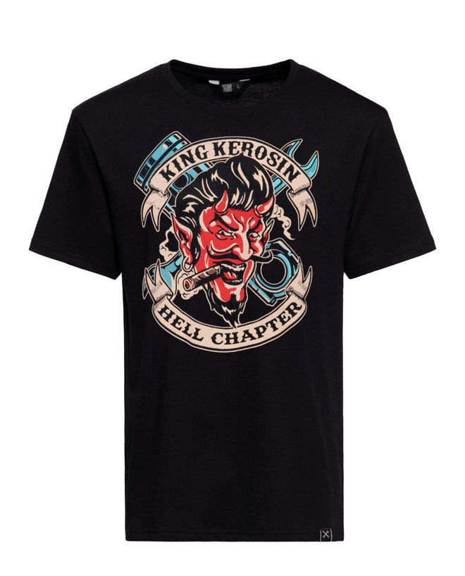 King Kerosin - Camiseta "Hell Chapter Devil" Unisex - D2fy · Rocktud - Rocktud