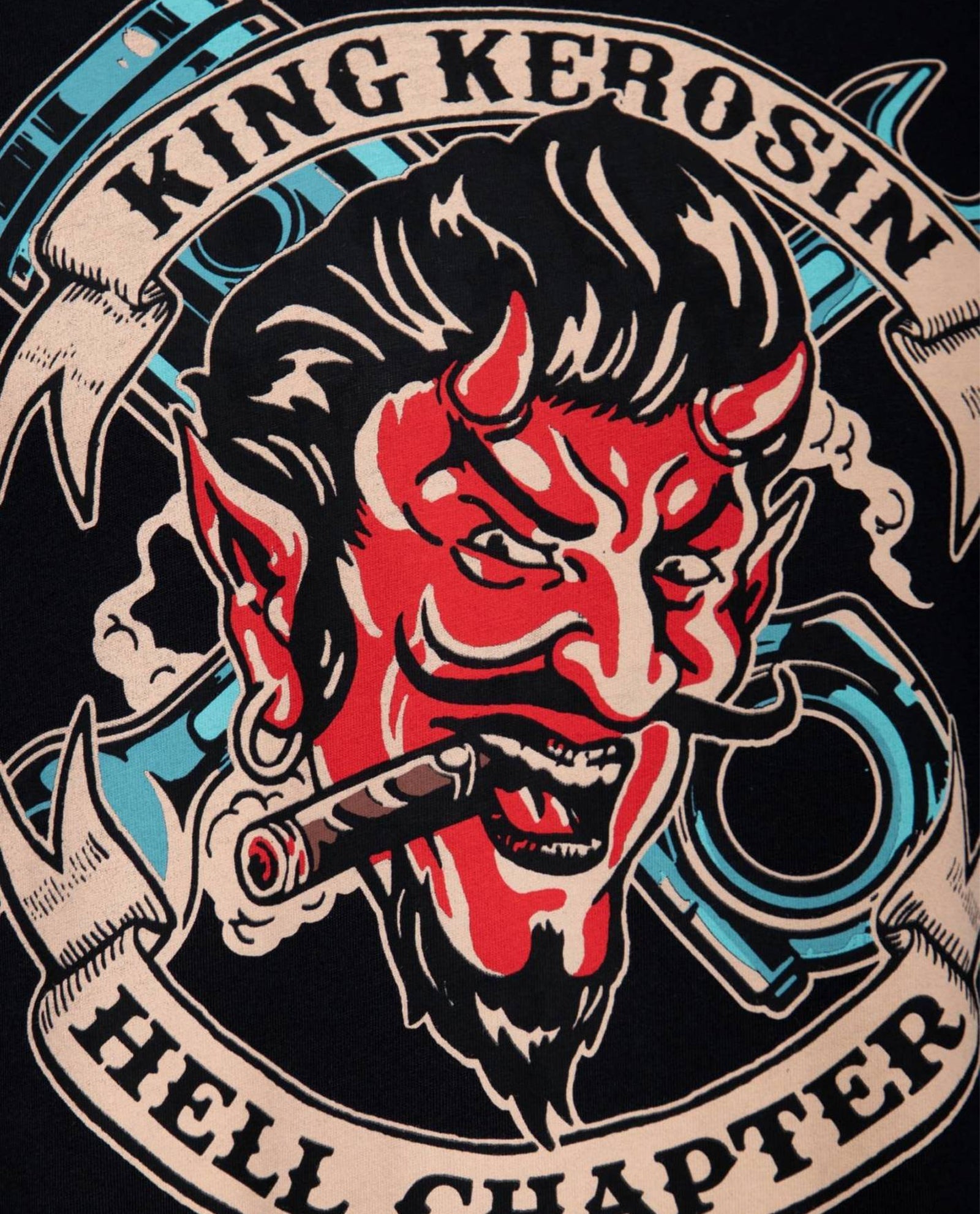 King Kerosin - Camiseta "Hell Chapter Devil" Unisex - D2fy · Rocktud - Rocktud