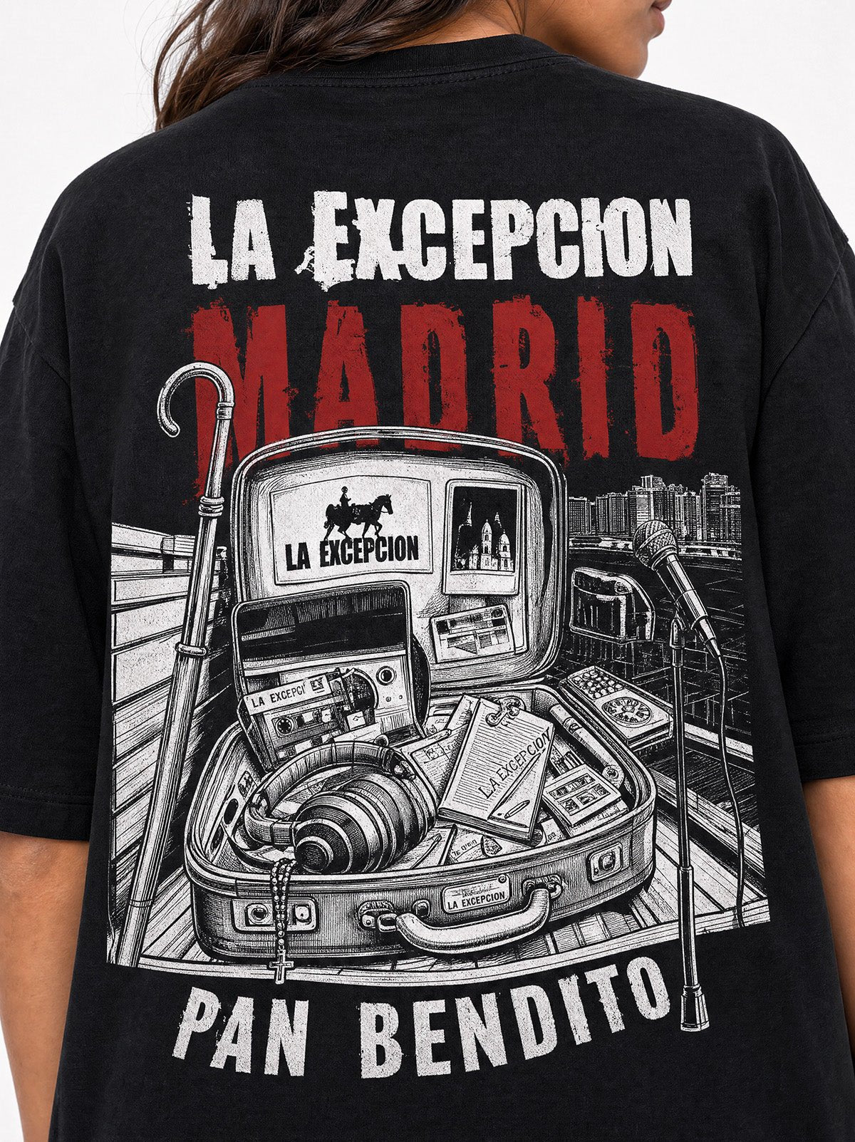 La Excepción - Camiseta Oversize "Pan Bendito" Unisex - D2fy - Direct To Fans - La Excepción