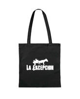 La Excepción - Tote Bag "Logo Blanco" Negra - D2fy - Direct To Fans - La Excepción