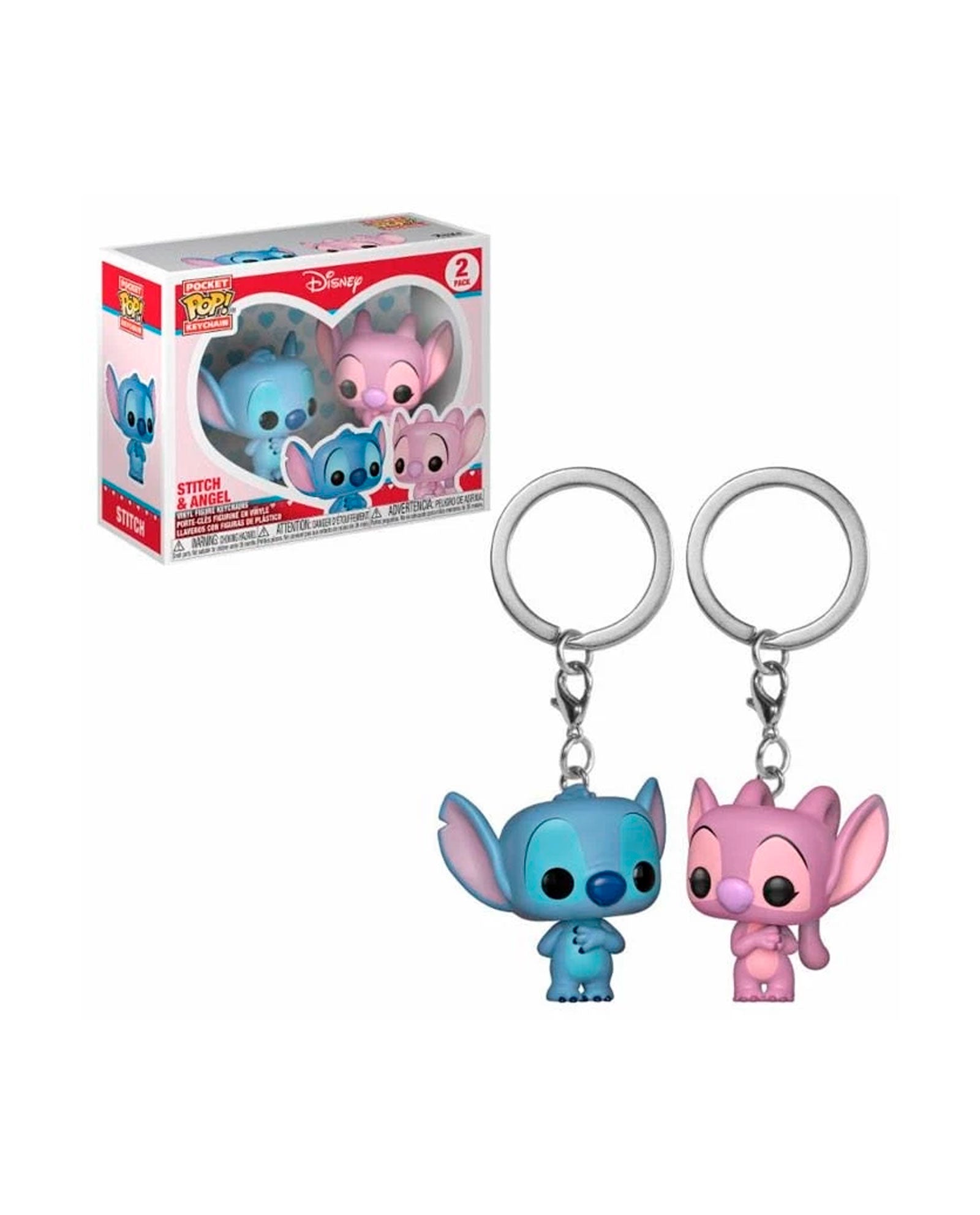 Lilo & Stitch - FUNKO POP! Llavero Stitch & Angel Disney - D2fy · Rocktud - D2fy