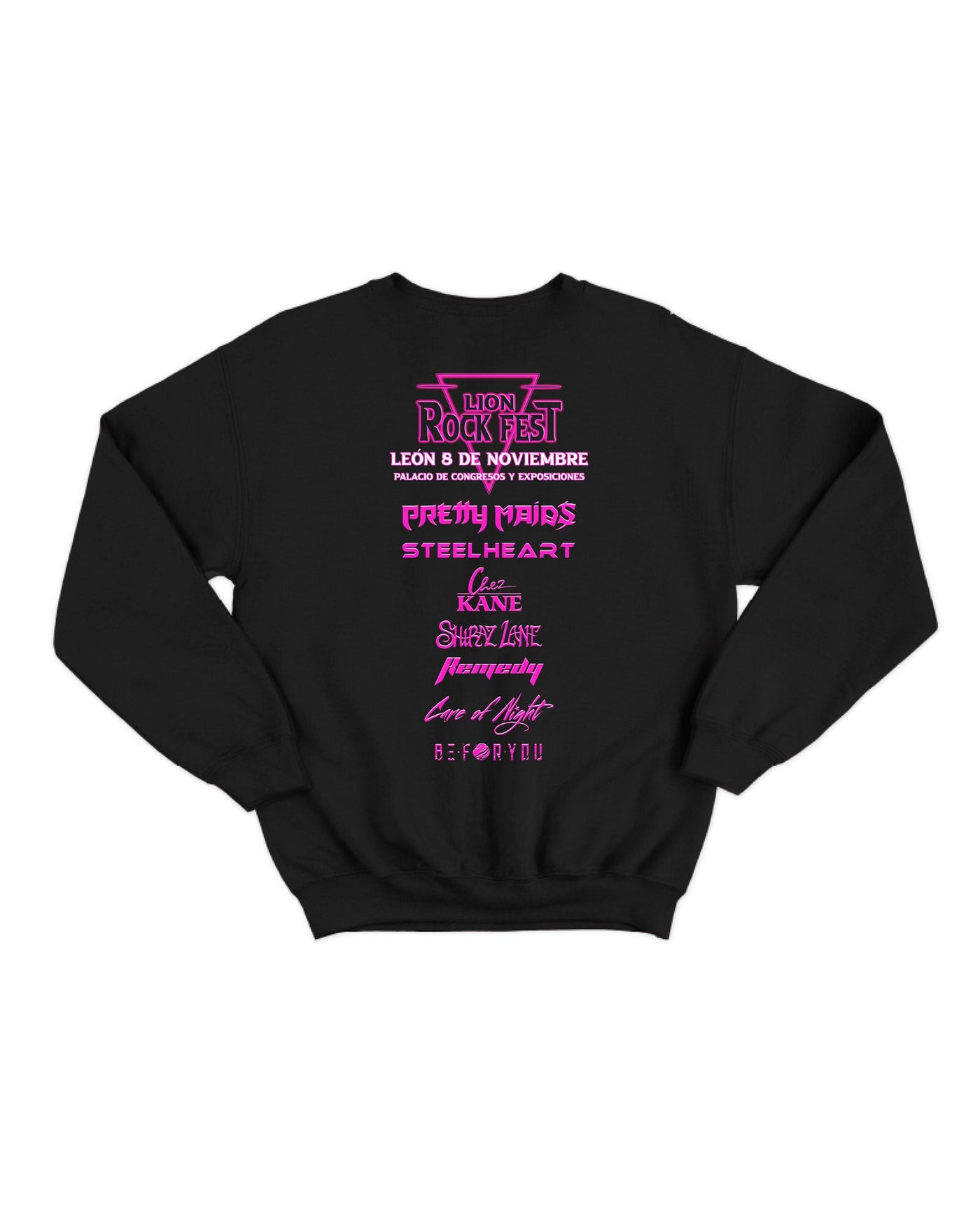 Lion Rock Fest - Sudadera Clásica Oficial Lion Rock Fest 2025 Negra - D2fy · Rocktud - Rocktud