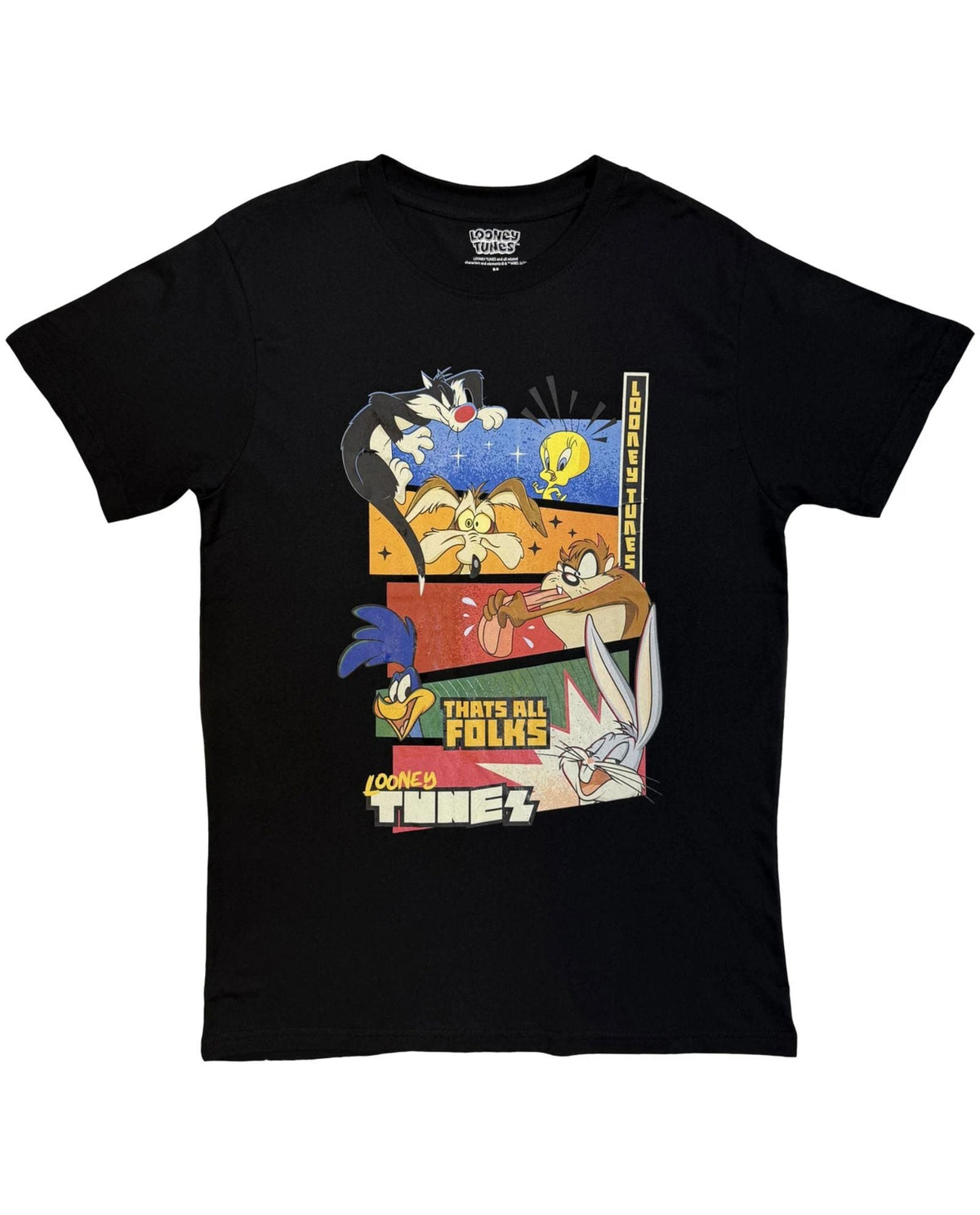 Looney Tunes - Camiseta "That's All Folks Block Graphic" Unisex - D2fy - Direct To Fans - D2fy