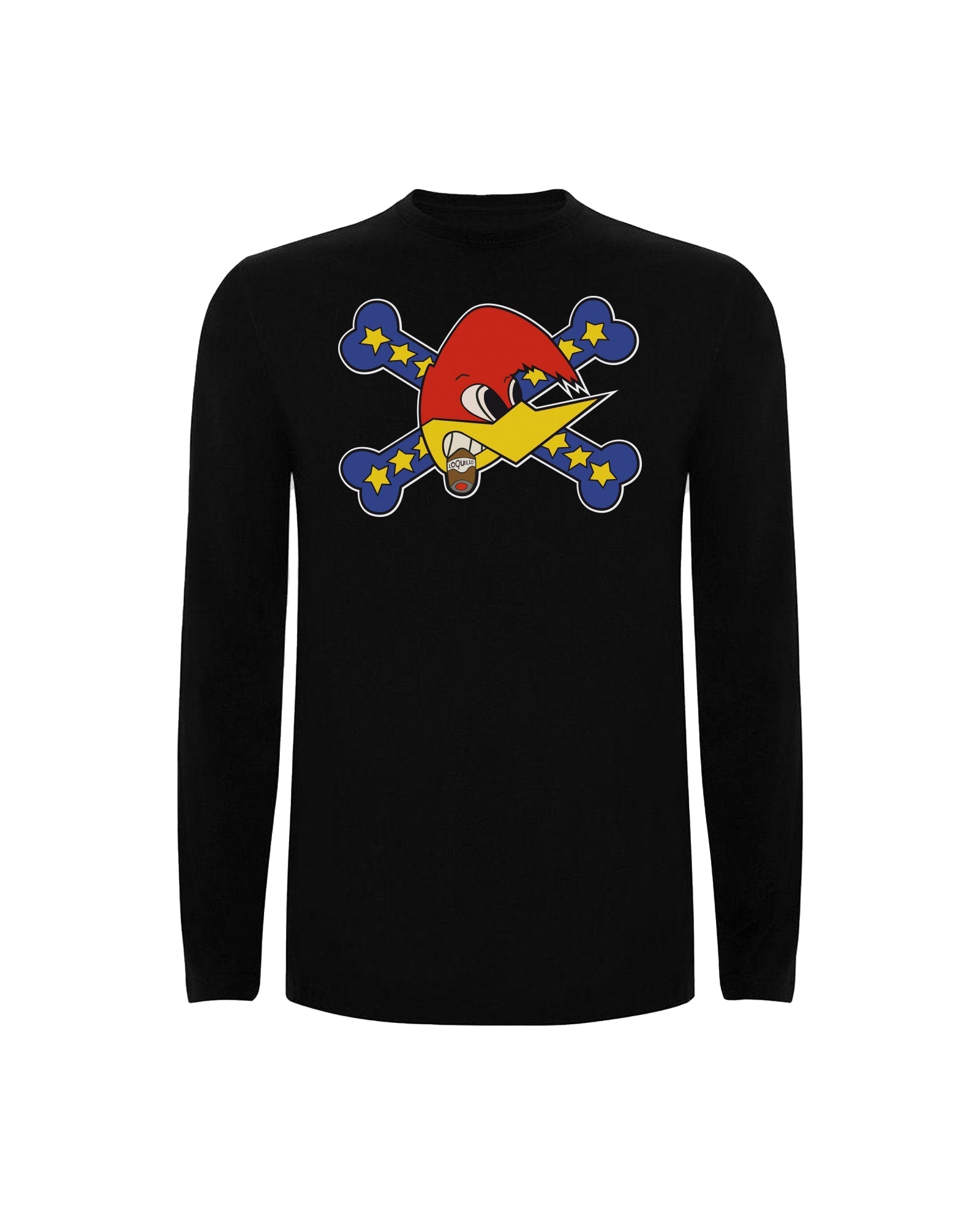 Loquillo - Camiseta Manga Larga "Logo" Negra - D2fy · Rocktud - Loquillo