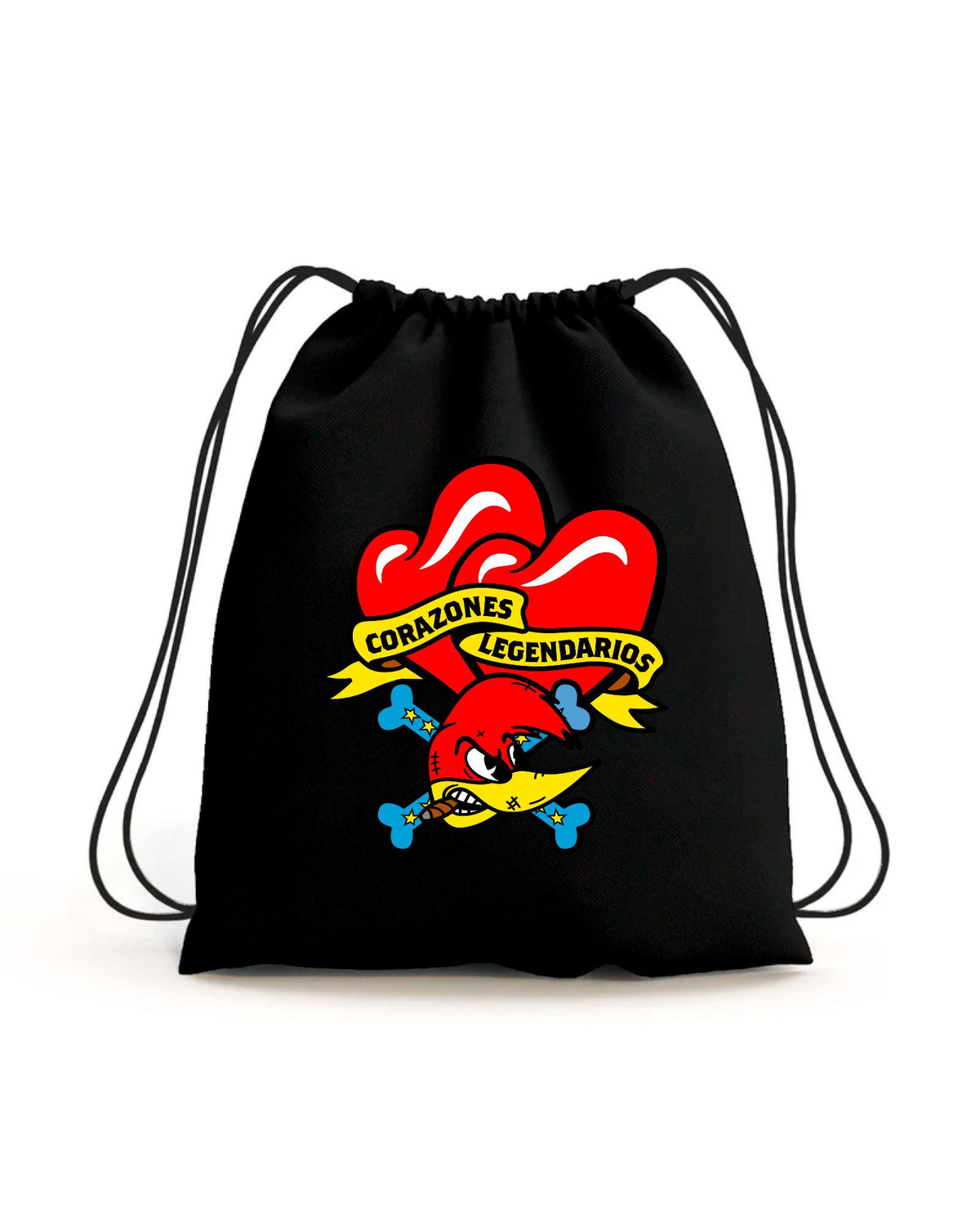 Loquillo - Mochila de cuerdas "Corazones Legendarios" - D2fy · Rocktud - Loquillo