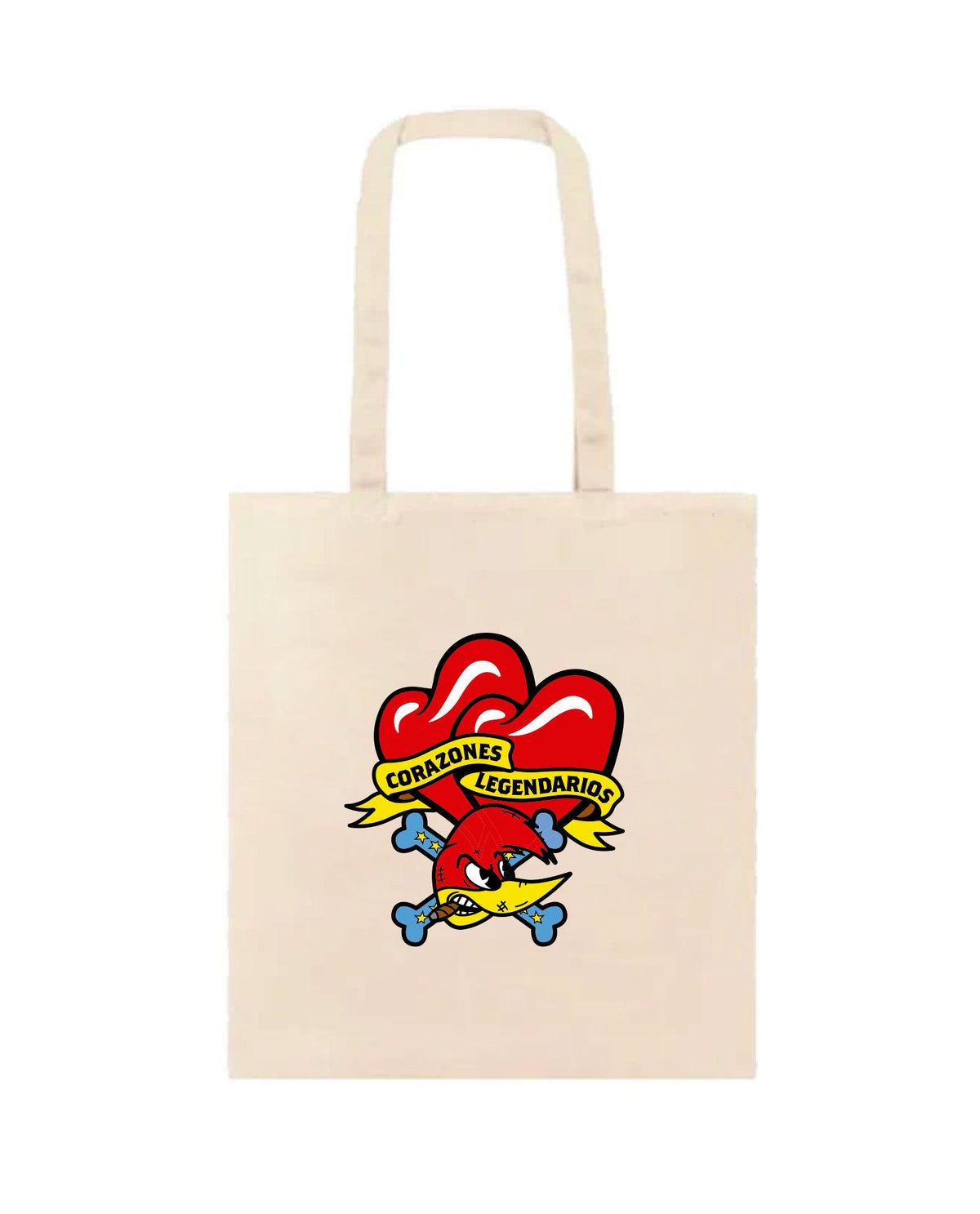 Loquillo - Tote Bag "Corazones Legendarios" Blanco - D2fy · Rocktud - Loquillo