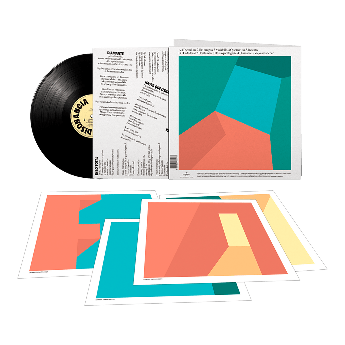 Lori Meyers - LP Vinilo "DISONANCIA" (Edición Deluxe Firmada) - D2fy - Direct To Fans - Lori Meyers