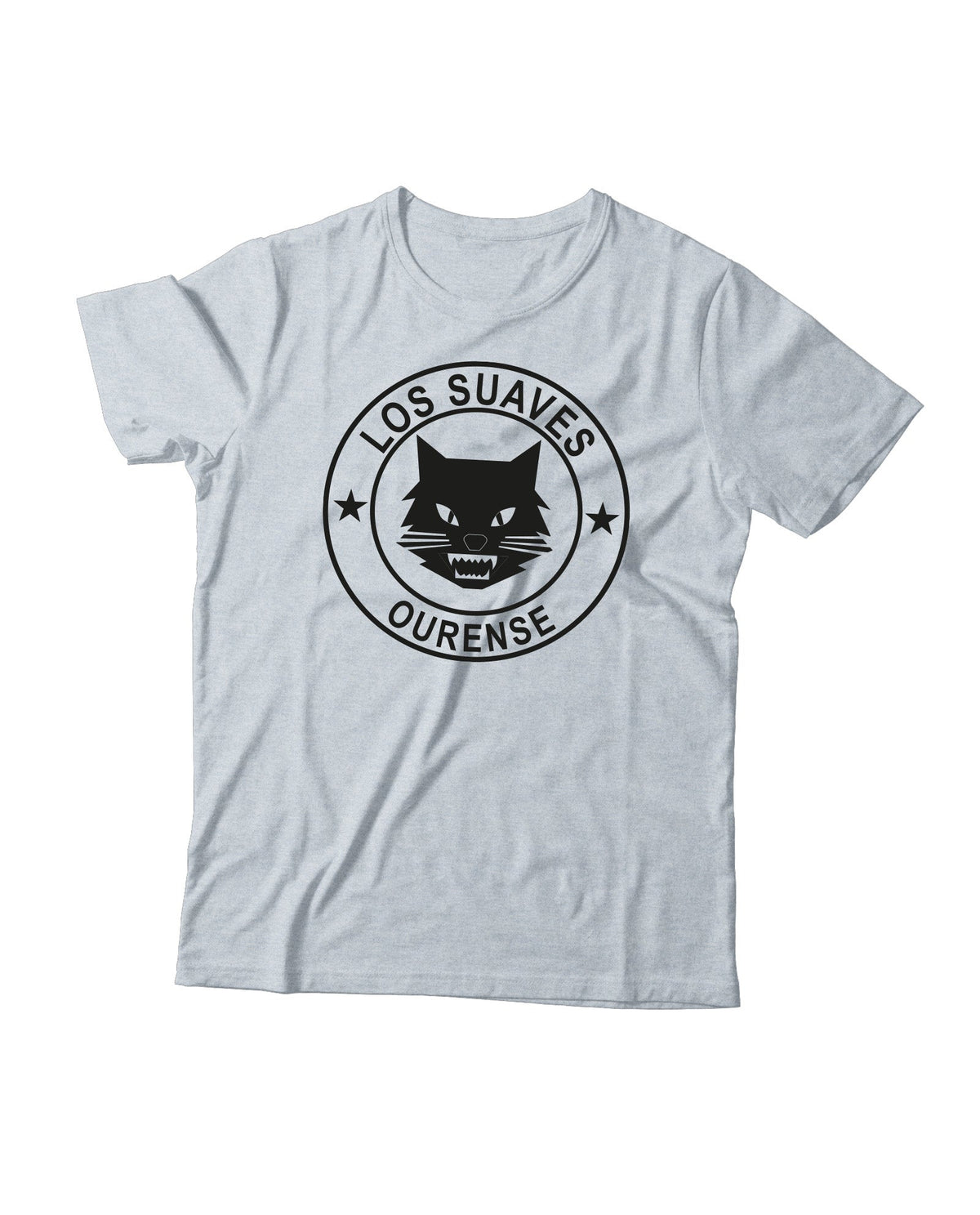 Los Suaves - Camiseta "Logo Los Suaves Negro" Gris - D2fy · Rocktud - Los Suaves
