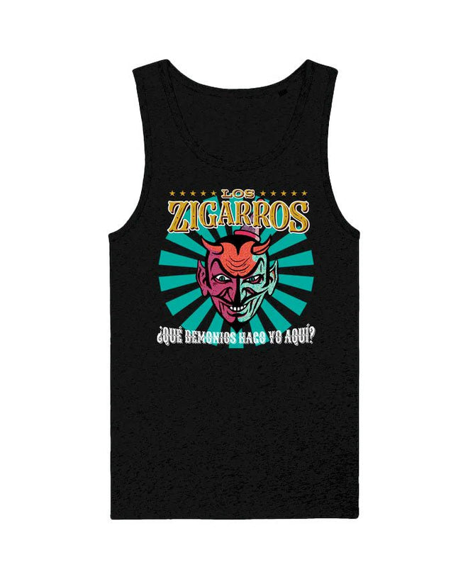 Los Zigarros - Camiseta Tirantes "Demonio" Hombre - D2fy · Rocktud - Los Zigarros