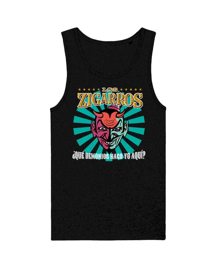 Los Zigarros - Camiseta Tirantes "Demonio" Hombre - D2fy · Rocktud - Los Zigarros