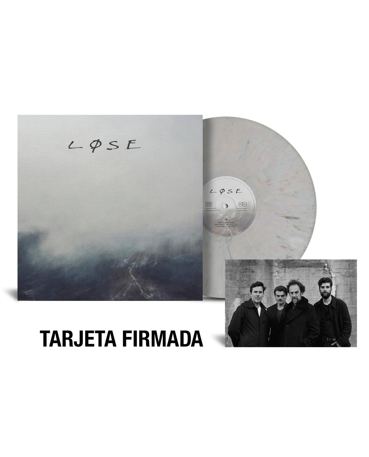 Løse - LP Vinilo Gris Marmolado + TARJETA FIRMADA "Løse" - D2fy · Rocktud - Rocktud