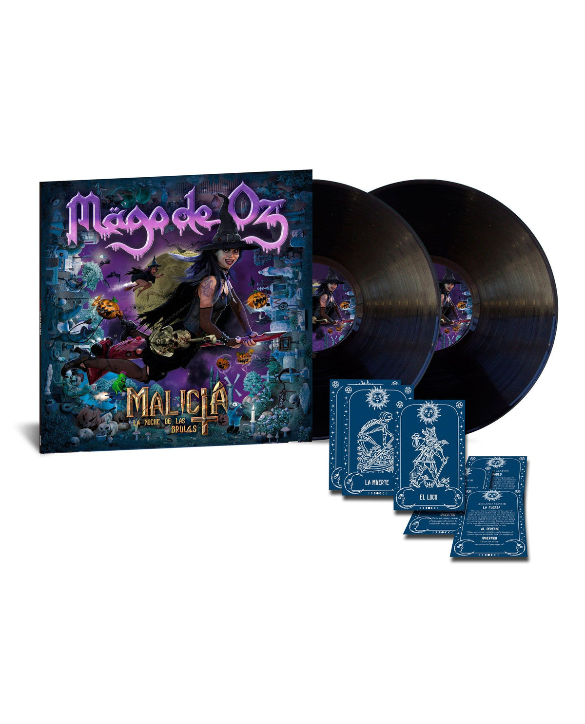 Mägo de Oz - 2LP Vinilo + 6 Cartas Tarot "Malicia" - D2fy · Rocktud - Rocktud
