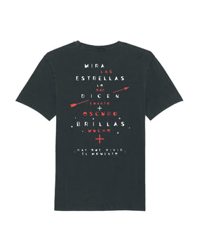 Manuel Carrasco - Camiseta "Hay que vivir el momento II - Corazón y Flecha" Unisex Negro Vintage - D2fy · Rocktud - Manuel Carrasco